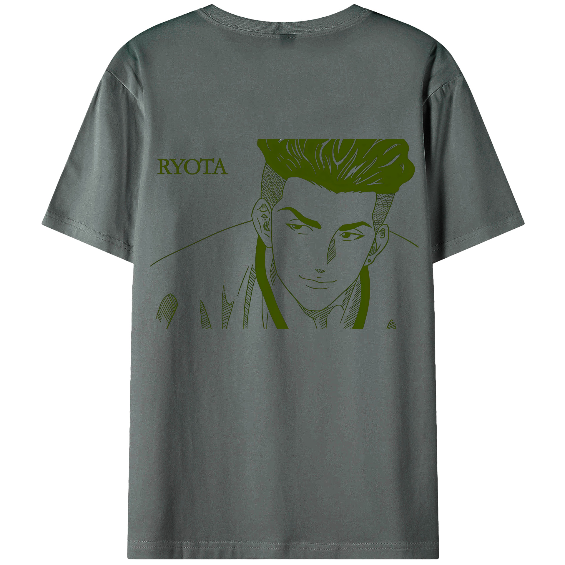 （画像用） SLAM DUNK／スラムダンク 綿100％ メンズ半袖Tシャツ（バックプリント） 通気性